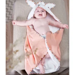 Kaloo Bath Towel Poppy