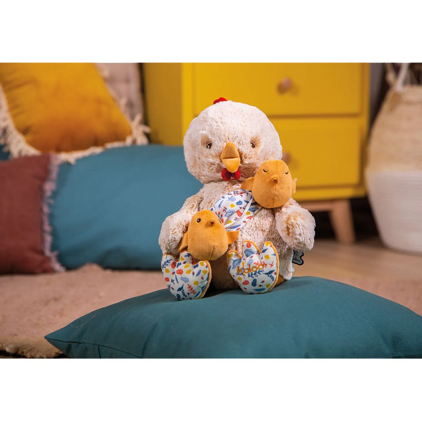 Kaloo Chicken Dad Plush Paul - 35Cm (13.8 In)
