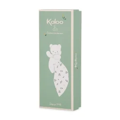 Kaloo Doudou Rabbit Carre Douceur White Delicate