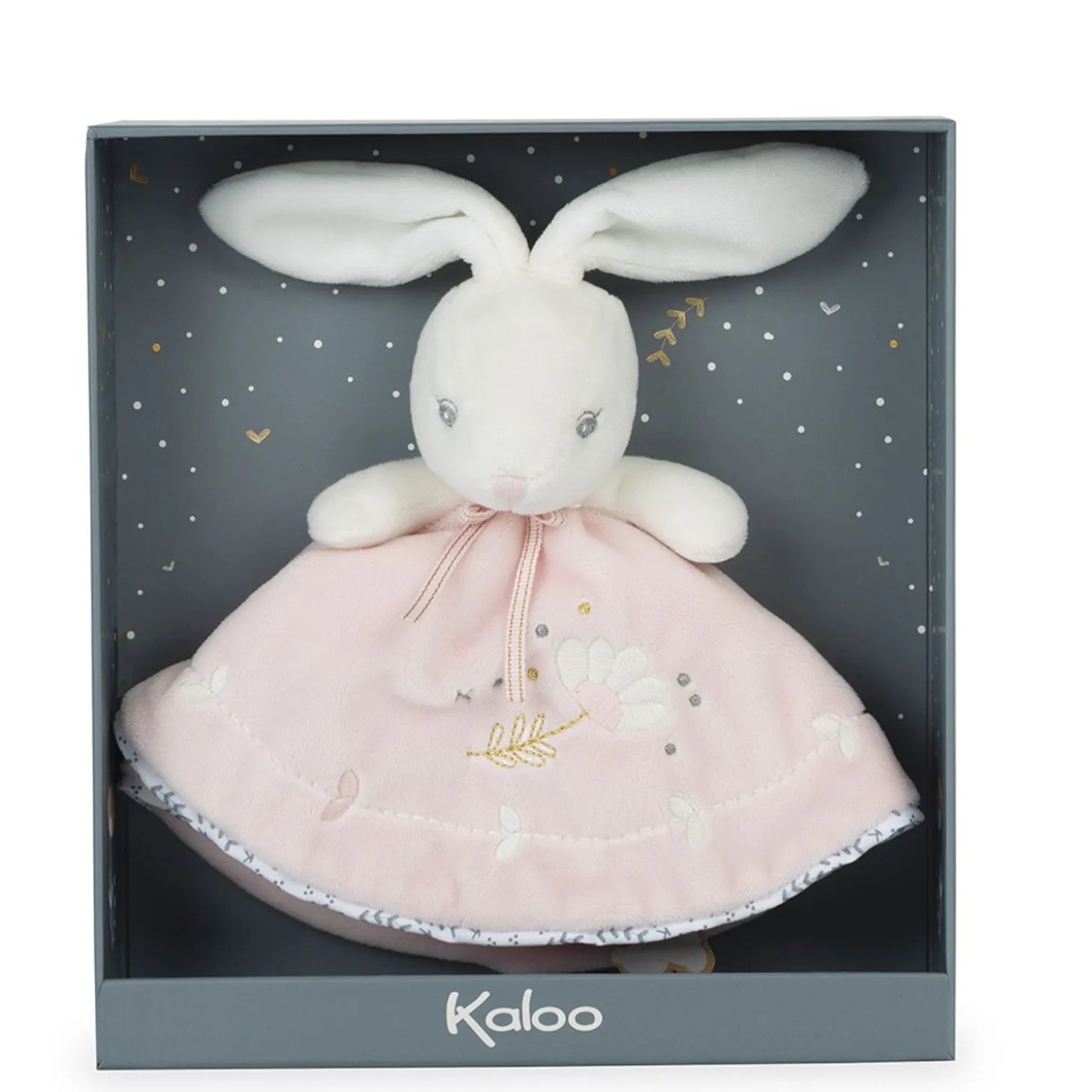 Kaloo Round Doudou Rabbit Pink
