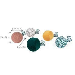 Kaloo Sensory Soft Balls Set For Baby (5 Pieces)